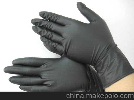 lavoro elettrico del nitrile di grammo 5g del guanto del nero del nitrile dei guanti eliminabili dell'esame