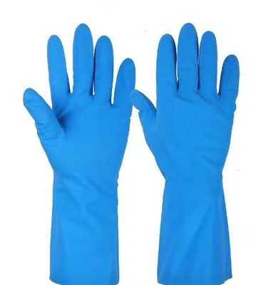 13 Mil Blue Nitrile Glove Household che pulisce i guanti resistenti chimici