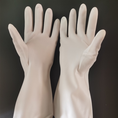 Unflock che allinea lavaggio del nitrile sui guanti 32CM 15 Mil Chemical Resistant Gloves Nitrile