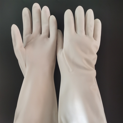 13 guanti resistenti solventi del nitrile di Mil Nitrile Dish Gloves Home 320MM