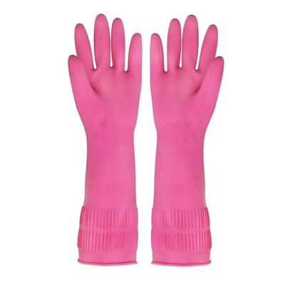Polsini extra lunghi Guanti per pulizia extra lunghi Lunghezza 380 mm Guanti protettivi resistenti agli agenti chimici facili da pulire per uso industriale