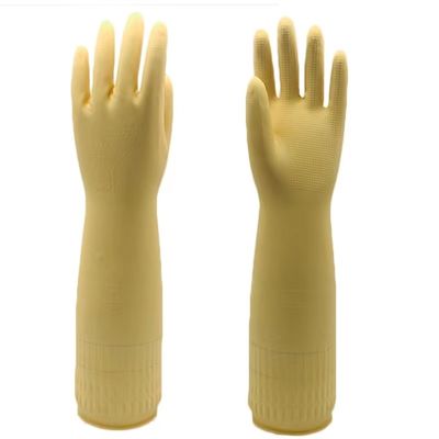 Polsini extra lunghi Guanti per pulizia extra lunghi Lunghezza 380 mm Guanti protettivi resistenti agli agenti chimici facili da pulire per uso industriale