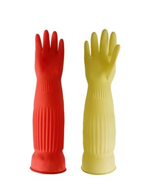 Lavoro industriale Guanti di pulizia molto lunghi Resistenti ai prodotti chimici Facile da pulire Guanti di protezione durevoli Per compiti pesanti