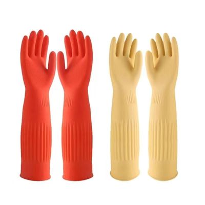 Guanti in lattice a strato di alta flessibilità per lavori industriali in ambienti umidi