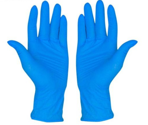 Lattice eliminabile dei guanti dell'esame del nitrile di XL di resistenza di attrito del guanto del nitrile di ispessimento libero