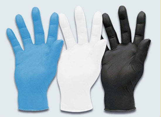 Guanto nitrile usa e getta conforme alla norma EN455 dei gradi AQL1.5 AQL2.5 e AQL4.0 che fornisce una resistenza all'abrasione duratura per ambienti professionali