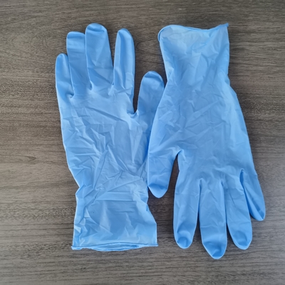 guanti eliminabili eliminabili dell'esame del nitrile dell'ospedale 24CM del guanto del nitrile 4.5g