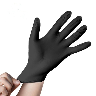 Industriale eliminabile nero del guanto del nitrile 9 pollici del nitrile di guanti sterili dell'esame