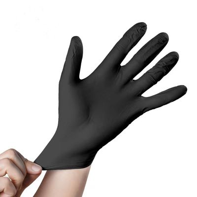 Guanti nitrile usa e getta senza polvere approvati CE Guanti non lattici per laboratorio di esame medico e industria alimentare