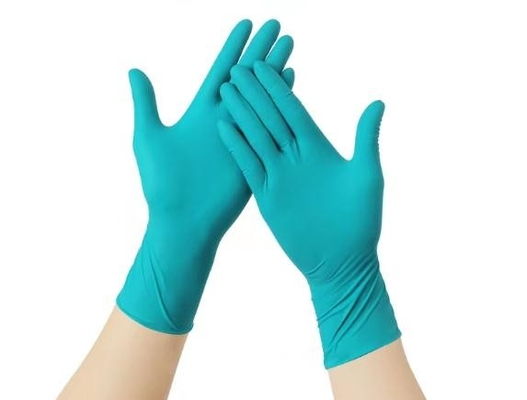 Preparazione eliminabile industriale eliminabile dell'alimento 4g dei guanti verdi impermeabili del nitrile