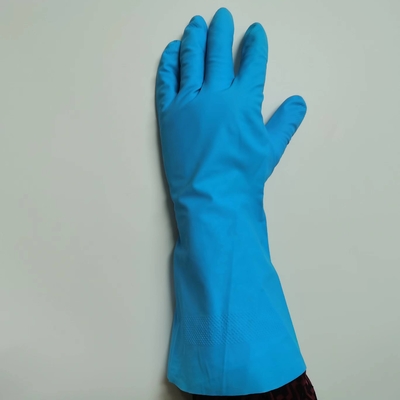 Guanto blu di Mil UnFlocked Lining Chemical Nitrile dei guanti 11 del nitrile di Xl di resistenza di olio