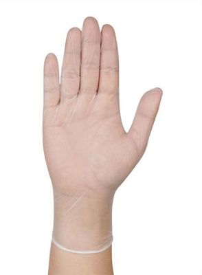 Guanti medici dell'esame del vinile di resistenza di perdita 9 pollici di 4.5g