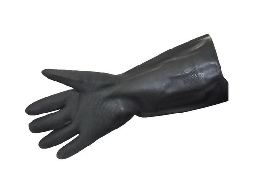 Guanti chimici Diamond Grip del neoprene di resistenza solvente 330mm resistenti