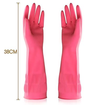 Acque resistenti Manette Extra Lungo Guanti Lattice Non usa e getta in Piccolo Medio Grande X Grande Dimensioni Flessibile e Comodo
