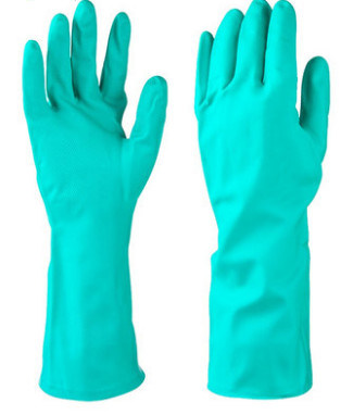 Guanti Green Nitrile Glove senza lattice adatti agli utenti sensibili alle allergie in laboratori medici e applicazioni industriali