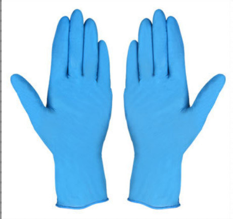 Guanti blu industriali medi del nitrile 4.5g dei guanti industriali eliminabili medici del nitrile