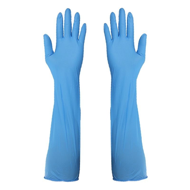 Certificazione Guanto monouso in nitrile da 400 mm di medie dimensioni OEM Sì Adatto per applicazioni mediche industriali e di ristorazione